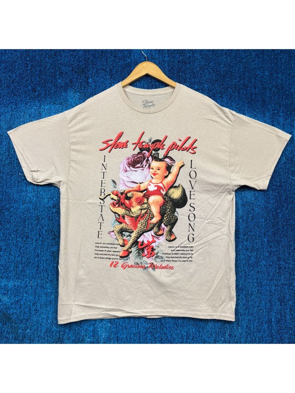 Stone Temple Pilots Purple Album Cover Grunge Band Tee XL